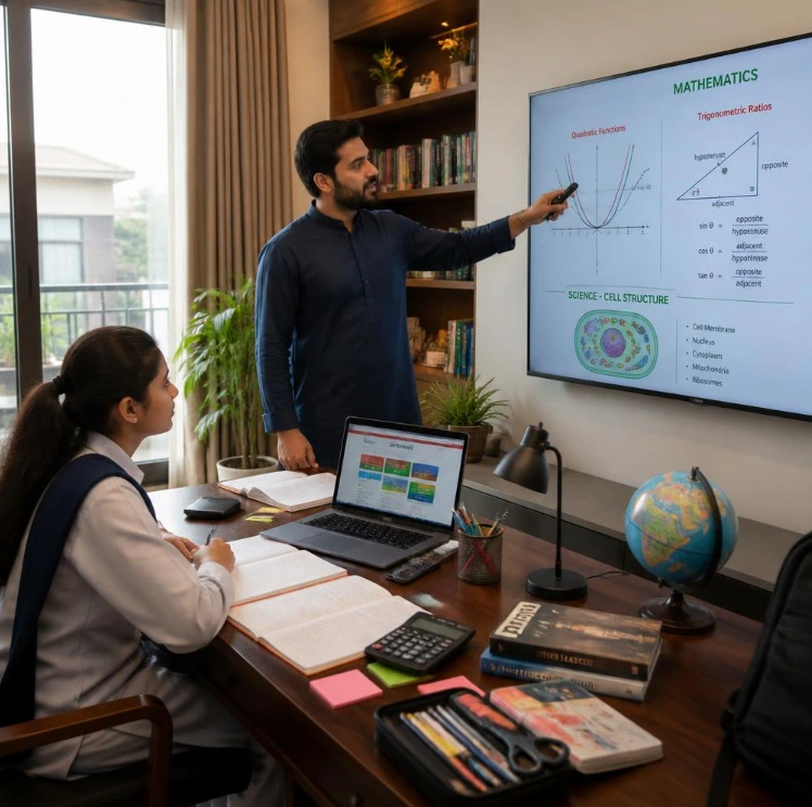 Trusted O/A Level home tutors in DHA Phase 6, Lahore, providing personalized support in Mathematics, Physics, Chemistry, Biology, English, Computer Science, Economics, and Business Studies. Qualified male and female tutors offer focused lessons, concept clarity, syllabus coverage, and exam preparation for Cambridge students.