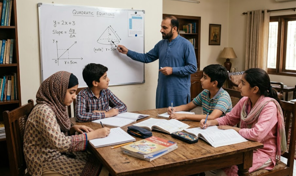Get home tuition in Dharampura Lahore for Maths, English, Physics, Chemistry and Biology with clear explanations and individual learning support.